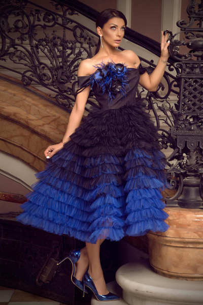 Women's dress Blue Magic